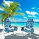 thumbnail image 1 of Costway Juego De Sillas De Playa, Sillas De Camping Portátiles Con 5 Posiciones Ajustables, Juego De Mesa Y Silla De Playa Plegable De 3 Piezas, Adecuado Para Exterior, No Requiere Ensamblaje, 1 of 4