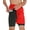 Red, variant on FEDTOSING Men's 2 in 1 Running Shorts Black Quick Dry Athletic Shorts With Pockets,up to 3XL