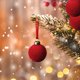 thumbnail image 4 of ¡Gran Ahorro!, Árbol de Navidad de terciopelo colgante con adornos colgantes de bolas navideñas Akmoler, 4 of 6