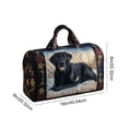 thumbnail image 3 of huayou Cute Dog Print Quilted Travel Duffel Bag, Multi Functional Carry On Gym Tote for Weekend Trips Fitness and Daily Activities, 3 of 6