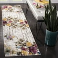 thumbnail image 3 of SAFAVIEH Aria Caelestinus Abstract Area Rug, Cream/Olive, 3' x 5', 3 of 7