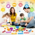 thumbnail image 5 of Counting Sorting Toys Matching Stacking Games with Bowls Sensory Preschool Learning Activities Educational Montessori Stacking Toy Gifts Sets for Kids Aged 3 4 5 Years Old Boys Girls, 5 of 7