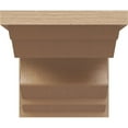 thumbnail image 2 of 11"W x 11"D x 11"H Wide Sheridan Rough Cedar Woodgrain TimberThane Corbel, Primed Tan, 2 of 6
