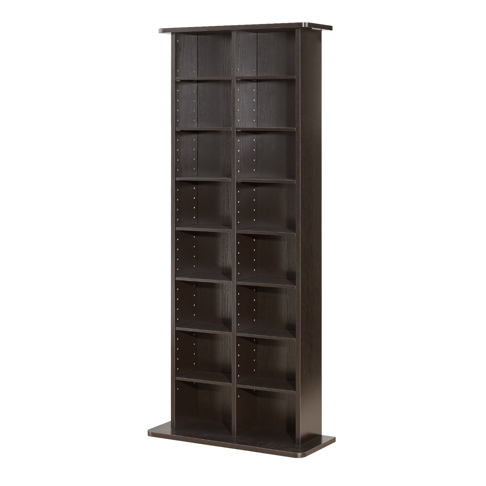 Leslie Dame CD-144 Library style CD cabinet- Oak - Walmart.com