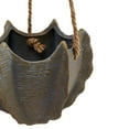 thumbnail image 4 of Bloomingville Hanging Stoneware Cactus Shaped Planter with Rope, Multicolor, 4 of 8
