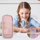 thumbnail image 1 of Pencil case, Mesh pencil bag, Large capacity stationery bag, Transparent portable handheld storage bag, Foldable design, 2-tier mesh structure, For dorm use,topliu, 1 of 9