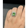 5.55 Ct Cushion Cut Certified Natural Green Tsavorite Diamond