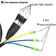 thumbnail image 3 of 10Pcs 60Cm E-Bike 9Pin Motor Convert Cable de ExtensióN Cable A Prueba de Agua Conector para Motores de Cubo de Rueda Trasera Delantera, 3 of 8