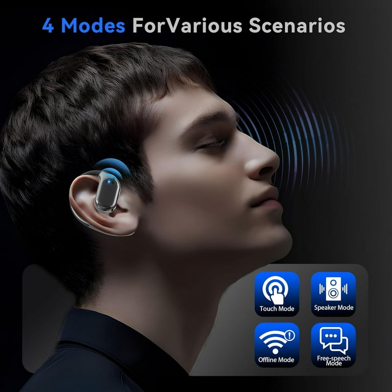 AI Translation Earbuds Real Time, AI Translator Earbuds, 3-in-1