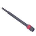 thumbnail image 1 of 1/4in Hex Shank Impact Socket Adapter Alloy Steel Drill Bit Holder Quickly Install Lock Unlock for Impact Driver Extension Bar, 1 of 7