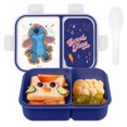 thumbnail image 1 of Fiambrera Bento Box Disney Stitch a prueba de fugas con Spork Kids, 1 of 8