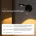 thumbnail image 2 of LNGOOR  Picture Lights Battery Operated   LED Motion Sensor Picture Light for Paintings  Wireless Wall Sconce Lighting Dimmable 360°Rotation Rechargeable  Stick on the Wall / Display Acc, 2 of 7