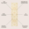 thumbnail image 2 of JONATHAN Y SANTA MONICA 2 x 10 Runner Rug, Estrella Bohemian Medallion Textured Weave - Cream/Yellow, SMB105H-210, 2 of 4