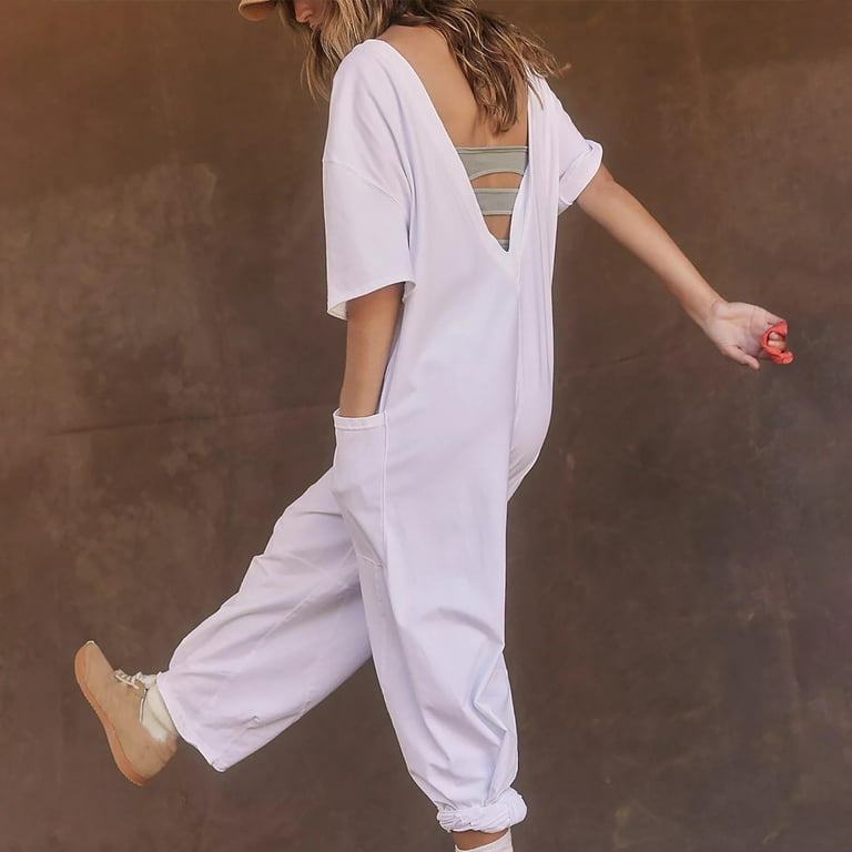 Pale Blue Floral Playsuit – Ruffle Wrap Romper for Summer – La Vida Bohemia