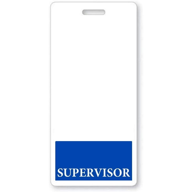 Supervisor Badge Buddy Heavy Duty Vertical Badge Buddies for