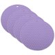 thumbnail image 1 of Soporte de silicona resistente al calor para ollas y guantes para horno, salvamanteles para plato caliente, almohadillas calientes de goma de nido de abeja para encimera, tapetes flexibles y multiusos Vhermosa CPB-CJZ774-6, 1 of 5