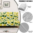 thumbnail image 5 of Xoenoiee Armless Futon Cover Futon Slipcover Couch Cover Futon Sofa Bed Cover Furniture Protector with Elastic Bottom Machine Washable, Lemon Beige, 5 of 8