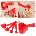 thumbnail image 2 of Heart Shaped Measuring Cups Set 8 Piece Kitchen Tools Measuring Tools, 2 of 4