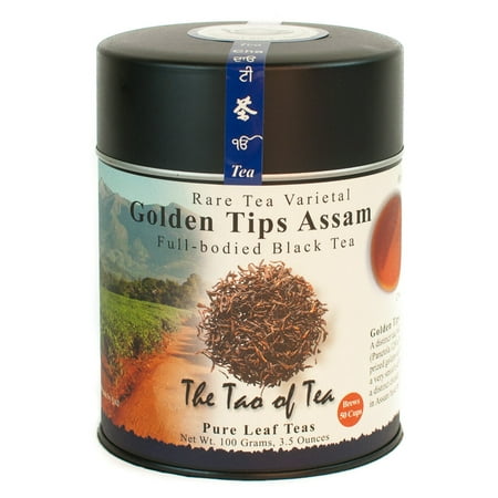 The Tao of Tea, Organic Golden Tips Assam Tea, Loose Leaf Tea, 3.5 Oz (Best Assam Loose Tea)