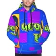 thumbnail image 5 of Lsque Geometry Dash Pattern Casual Men's Hoodie,Hooded Sweatshirt with Kangaroo Pocket,Pullover Hoodie-4X-Large, 5 of 8