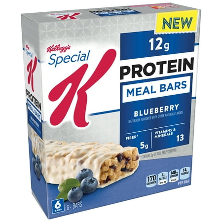 Kellogg's Special K Protein Meal Bar, Blueberry, 12g Protein, 6 (Best High Protein Meals)