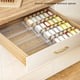 thumbnail image 2 of Organizador de Expandible, Estante de de Acrílico Transparente Ajustable para Cajón, para Organizar de Cocina (1 Juego), 2 of 5