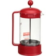 thumbnail image 7 of Bodum Brazil French Press Coffee Maker with Borosilicate Glass Carafe, 34 Ounce, Red, 7 of 7