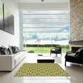 thumbnail image 7 of Ahgly Company Machine Washable Indoor Rectangle Transitional Dark Yellow Green Area Rugs, 2' x 4', 7 of 7