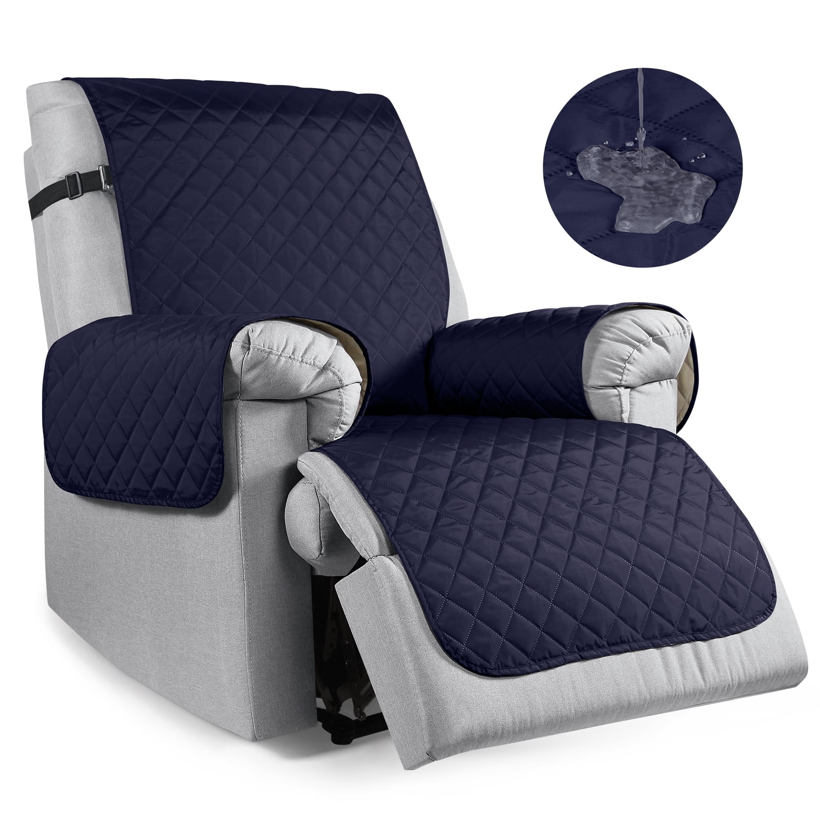 TAOCOCO Reversible Quilted Recliner Chair Cover,100 Waterproof