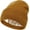 Caramel, variant on Satin Lined Beanie for Women, Thick Chunky Winter Warm Hat with Silk Inner, Color for Women Skull Cap