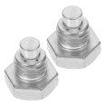 thumbnail image 2 of 2 Pcs Vis de Levier de Vérin Horizontal de Remplacement Pièces de Vérin de Plancher Vis de Tige de Pression de Vérin Accessoires Portatifs de Vérin de Plancher pour Outils de Réparation de Vérin, 2 of 7