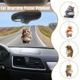 thumbnail image 5 of AutoNexis Cat Car Accessories Car Hanging Ornament Rear View Car Mirror Hanging Accessories 2D Flat Acrylic Cats with Lanyard Car Interior charms Cute Pendant Ornament Keyring Backpack Decoration, 5 of 8