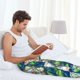 thumbnail image 5 of Balery Lemon and Leaves Pantalones de pijama para hombre, pijama ultraligero, pantalón de descanso-X-Large, 5 of 6
