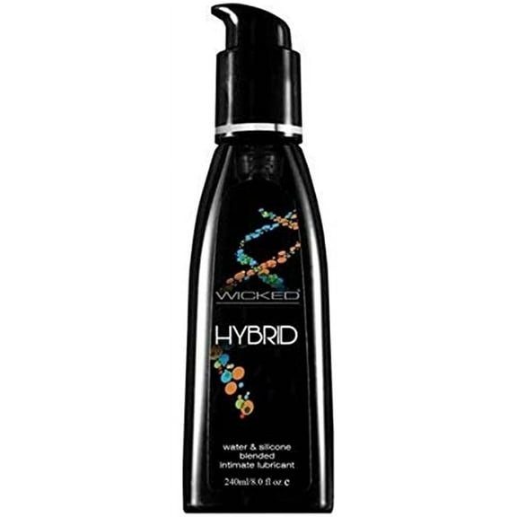 Wicked Sensual Care Hybrid Water & Silicone Blended Lubricant 8 Fl Oz