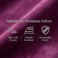 thumbnail image 4 of REGALWOVEN Pack of 2 Velvet Decorative Throw Pillow Covers Modern Cushion Covers with Zipper Purple 12" x 20", 4 of 7