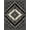 Black, Pattern 3, variant on ODIKA 8'x10' Washable Area Rug Non-Slip Chair-Friendly Mat Aesthetic Boho Crosshatch Grid Contemporary Bathroom Printed for Dining Room, Large Office, Lounge
