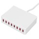 thumbnail image 5 of 2.4A 50W 8 puertos USB cargador portátil USB estación de carga inteligente de escritorio para teléfonos tabletas, 5 of 10