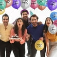 thumbnail image 4 of Assorted Purple, Confetti Balloons 12 Inch Multicoloured with Easy Inflate - Air or Helium, Perfect for Children's Gatherings, 4 of 8