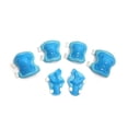 thumbnail image 3 of Rodilleras, coderas y muñequeras para niños para montar a caballo, actividades al aire libre y deportes. Azul, 3 of 8