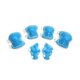 thumbnail image 3 of Rodilleras, coderas y muñequeras para niños. Conjunto de equipo de protección para niños. Azul, 3 of 9