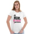 thumbnail image 4 of My Mom My Hero Together We Will Win Womens Slim Fit Graphic Tee Brisco Brands S, 4 of 5