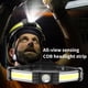 thumbnail image 1 of Linterna frontal LED de visión completa faro de trabajo COB aleación Ehuebsd de aluminio duradero y Material ABS luces de emergencia en casa, 1 of 9