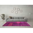 thumbnail image 3 of Ahgly Company Indoor Rectangle Abstract Pink Modern Area Rugs, 8' x 12', 3 of 4