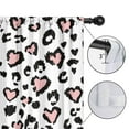 thumbnail image 4 of Blackout Kids Curtains,Pink and Black Of Leopard Print Childrens Insulated Curtains Set Of 2,Bedroom Essentials,Toddler Room Decor 42"x84", 4 of 5