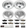 thumbnail image 3 of PowerStop Front and Rear Z23 Evolution Sport Carbon-Fiber Ceramic Brake Pad and Drilled & Slotted Rotor Kit Fits: CHRYSLER Select Models K1693, 3 of 10
