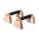 thumbnail image 2 of 2 barras paralelas de flexiones para entrenamiento para adultos, asas estables de madera para flexiones. 20 cm, 2 of 9