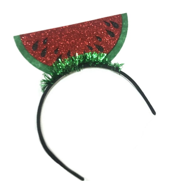 Glitters Hawaiian Fruit Theme Headband Adjustable Hairband for Dance Performers and Party Celebration Dressingup Props