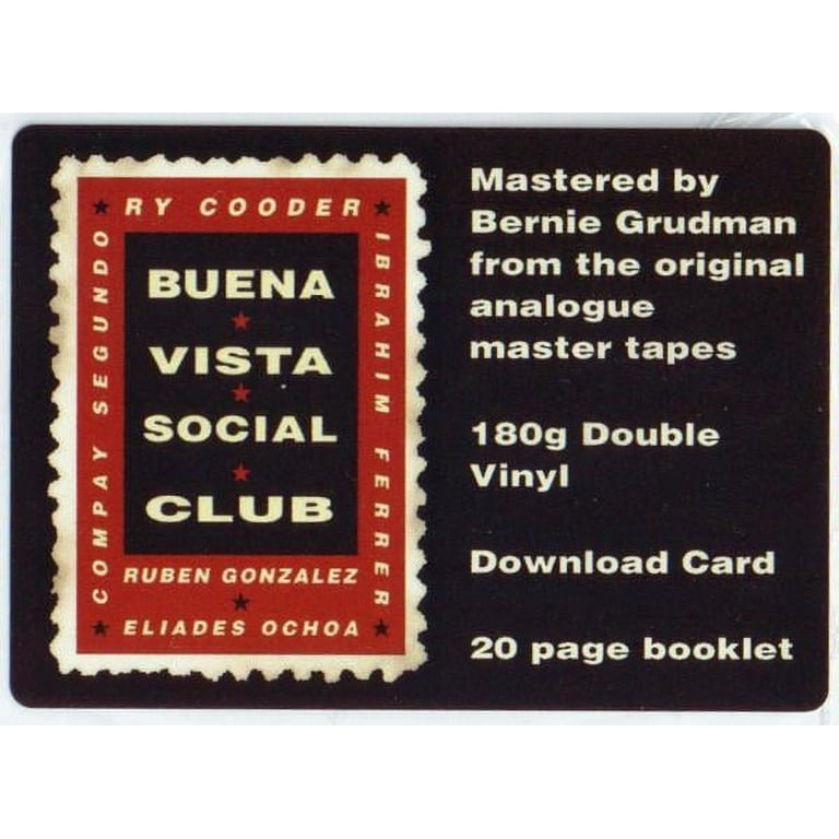 Buena Vista Social Club Vinyl - Original Music & Performance by
