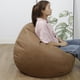 thumbnail image 1 of Bolsa de frijoles impermeable Funda Adultos Organización suave Animales de peluche Elegante Asiento resistente a s Bolsa marrón perfecl Cubierta de almacenamiento Beanbag, 1 of 8