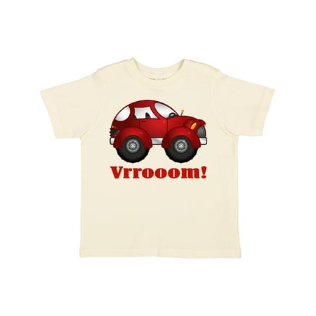 

Inktastic Red Vroom Racer Car Gift Toddler Boy or Toddler Girl T-Shirt